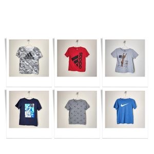 Boys M/L T Shirt Bundle Adidas, Nike, Jordan